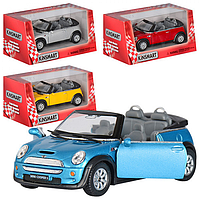 Машинка металлическая Kinsmart Mini Cooper S Conv KT5089W 198871