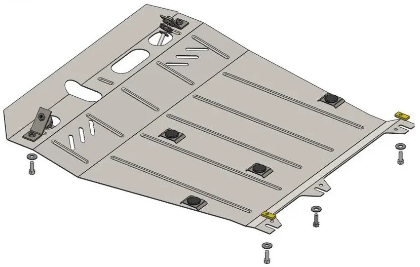 Захист двигуна Citroen С4 Aircross (2012-2017) Кольчуга, фото 1