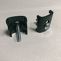 Кріплення для секційної огорожі ОЦ+ПП RAL 6005 (зелені) з гвинтом