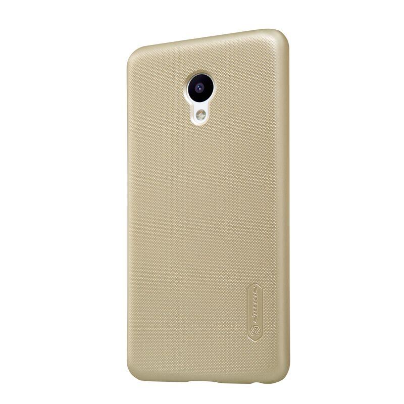 Пластиковый чехол NILLKIN Frosted Shield для Meizu M5 - Gold - фото 4 - id-p1226040172