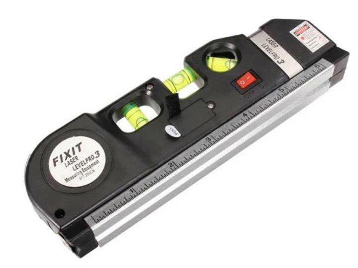 Лазерний рівень з рулеткою і лінійкою 4в1 Laser Level Pro 3, фото 1