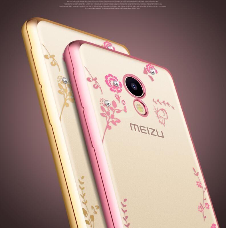 Силиконовый (TPU) чехол Deexe Shiny Cover для Meizu M5 - Rose Gold - фото 2 - id-p1226042279