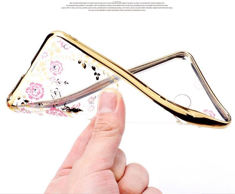 Силиконовый (TPU) чехол Deexe Shiny Cover для Meizu M5 - Rose Gold - фото 4 - id-p1226042279