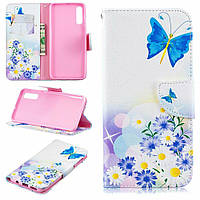 Чехол-книжка Deexe Color Wallet для Samsung Galaxy A50 (A505) / A30s (A307) / A50s (A507) - Butterfly and