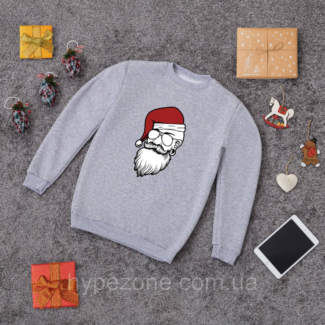 Купить Новогодняя Кофта на подарок парню, девушке Толстовка Санта с ...