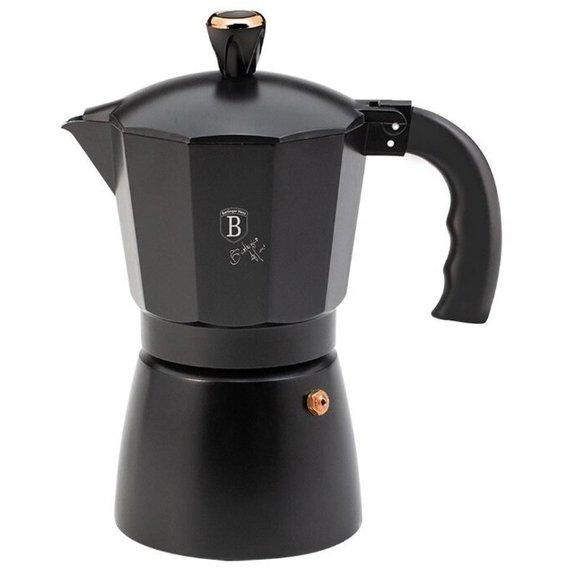 Гейзерна кавоварка 300 мл Berlinger Haus Metallic Collection на 6 чашок