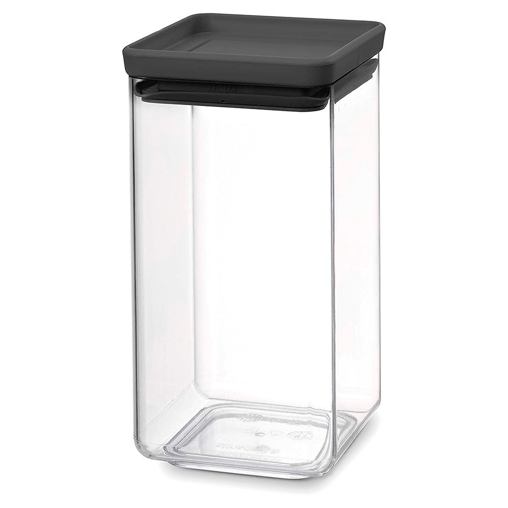 Ємність для зберігання Brabantia Tasty+ 1,6 л чорна, фото 1