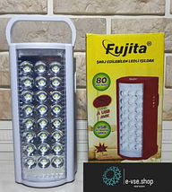 Ліхтар переносний світлодіодний з повербанком Almina / Fujita 2606L 24 LED, ЗУ 220V, вбудований акумулятор, фото 6