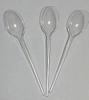 Ложки маленькі прозорі 100шт/уп