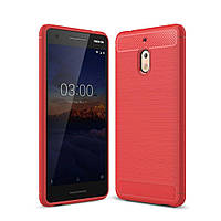 Защитный чехол UniCase Carbon для Nokia 2 2018 / Nokia 2.1 - Red