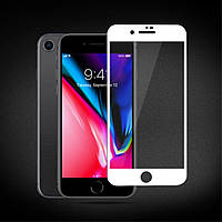 Защитное стекло MOCOLO 3D Silk Print для iPhone 7 Plus / 8 Plus - White
