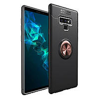 Защитный чехол UniCase Magnetic Ring для Samsung Galaxy Note 9 (N960) - Black / Rose Gold