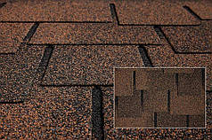 Бітумова гнучка черепиця катепалальпал Ambient темна вохра