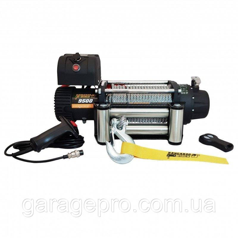 Автомобільна швидкісна лебідка 12 В Kangaroowinch 9500 Speed (4309 кг / сталевий трос)