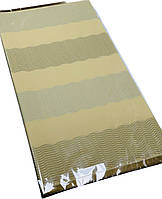 Пленка (калька) матовая в листах "Золотая волна на карамельном" (58 см х 58 см) 5 листов