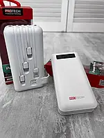 Повербанк ProTech B-05 20000 mah с быстрой зарядкой LED фонариком лампой powerbank повер банк павер павербанк