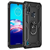 Защитный чехол Deexe Armor Case для Motorola Moto E6S / Moto E6i - Black