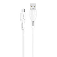 Кабель USAMS US-SJ502 U68 MicroUSB (1m) - White