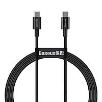 Кабель Baseus Superior Series Type-C to Type-C (100W, 1m) CATYS-B01 - Black