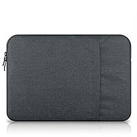 Чехол Deexe Nylon Case для планшетов и ноутбуков диагональю до 13 дюймов - Dark Grey