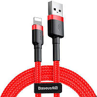 Кабель Baseus Cafule USB to Lightning (2.4A, 0.5m) CALKLF-A09 - Red