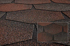 Бітумова гнучка черепиця катепалаторський Forte Гавана