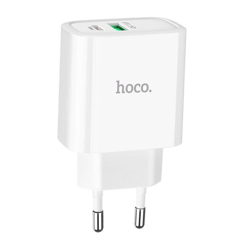 Сетевое зарядное устройство Hoco C57A QC3.0 - White - фото 2 - id-p1727912859