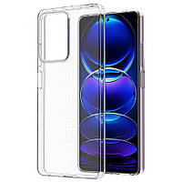 Силиконовый (TPU) чехол Deexe UltraThin для Xiaomi Redmi Note 12 Pro 5G / Poco X5 Pro - Transparent