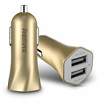 Автомобильное зарядное устройства REMAX RCC204 (2USB) - Gold