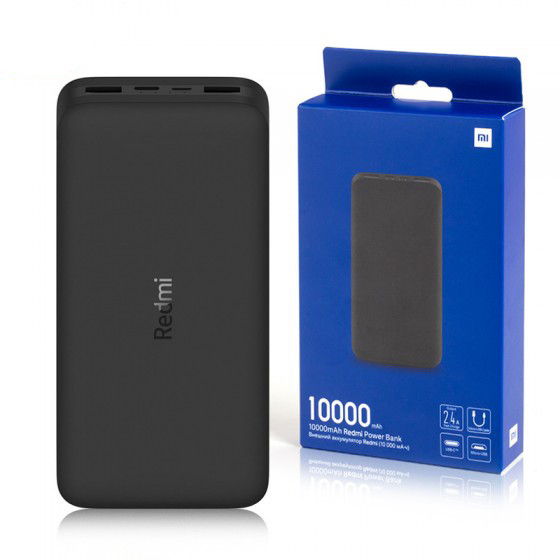 Портативний акумулятор PowerBank Xiaomi Redmi 10000mAh (black) ORIGINAL 100%