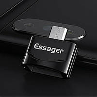 Адаптер ESSAGER UC100 MicroUSB to USB - Black