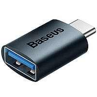 Адаптер Baseus Ingenuity Series Type-C Male to USB 3.1 Female - Blue