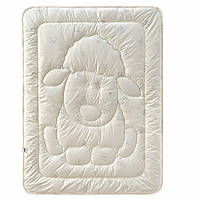 Одеяло в кроватку шерстяное Wool Classic Papaella 8-11679 молочное 100х135 см