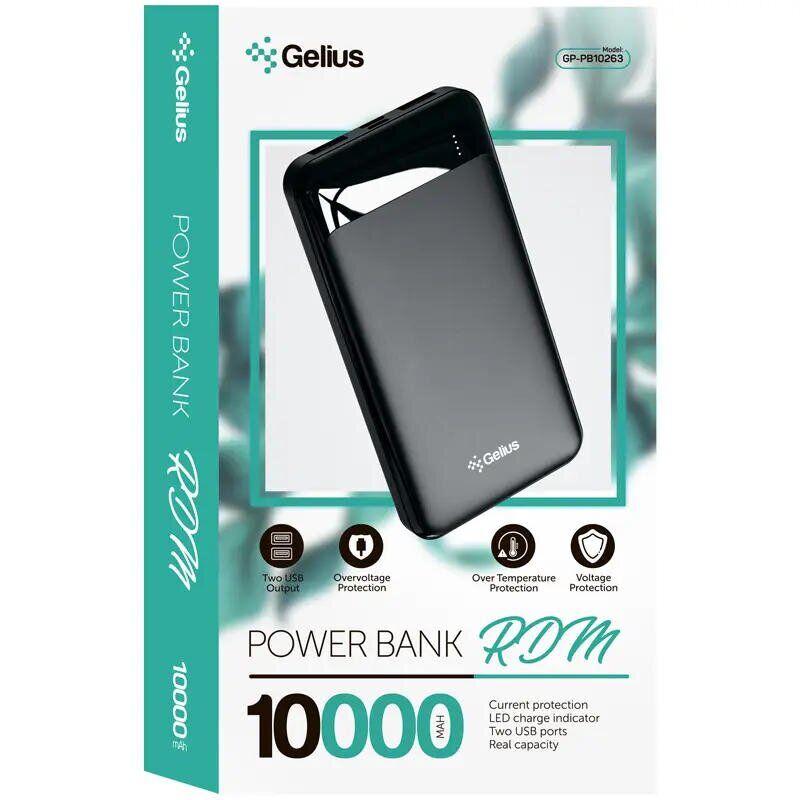 Внешний аккумулятор Gelius Pro RDM GP-PB10263 10000mAh - Black - фото 3 - id-p1727908116