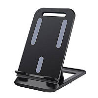 Универсальная подставка Deexe Folding Holder для смартфонов и планшетов - Black