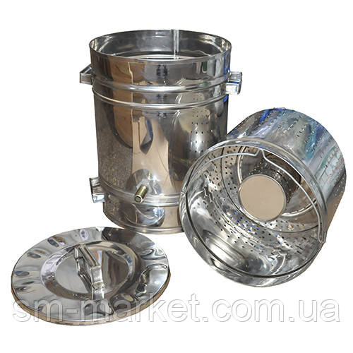 Воскотопка парова 12 літрів з нержавіючої сталі