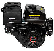 Двигун бензиновий Loncin G420FD (16 к. с., ел.стартер, шпонка 25 мм)