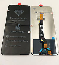 Дисплей Infinix Hot 11/X662/X662b/X689f, черный, с тачскрином