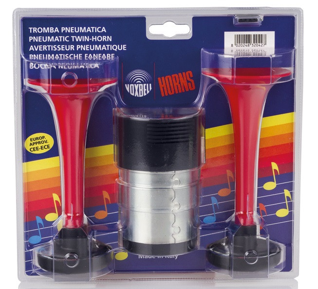 Клаксон автомобільний двухтоновий  дудка12 вольт  Alca AL 529 060, фото 1