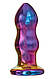 Скляна анальна пробка з вібрацією та пультом ДК Glamour Glass Dream Toys, фото 8