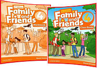 Family & Friends 4. Class+Workbook. Комплект книг з англійської мови. Підручник+Зошит. Oxford