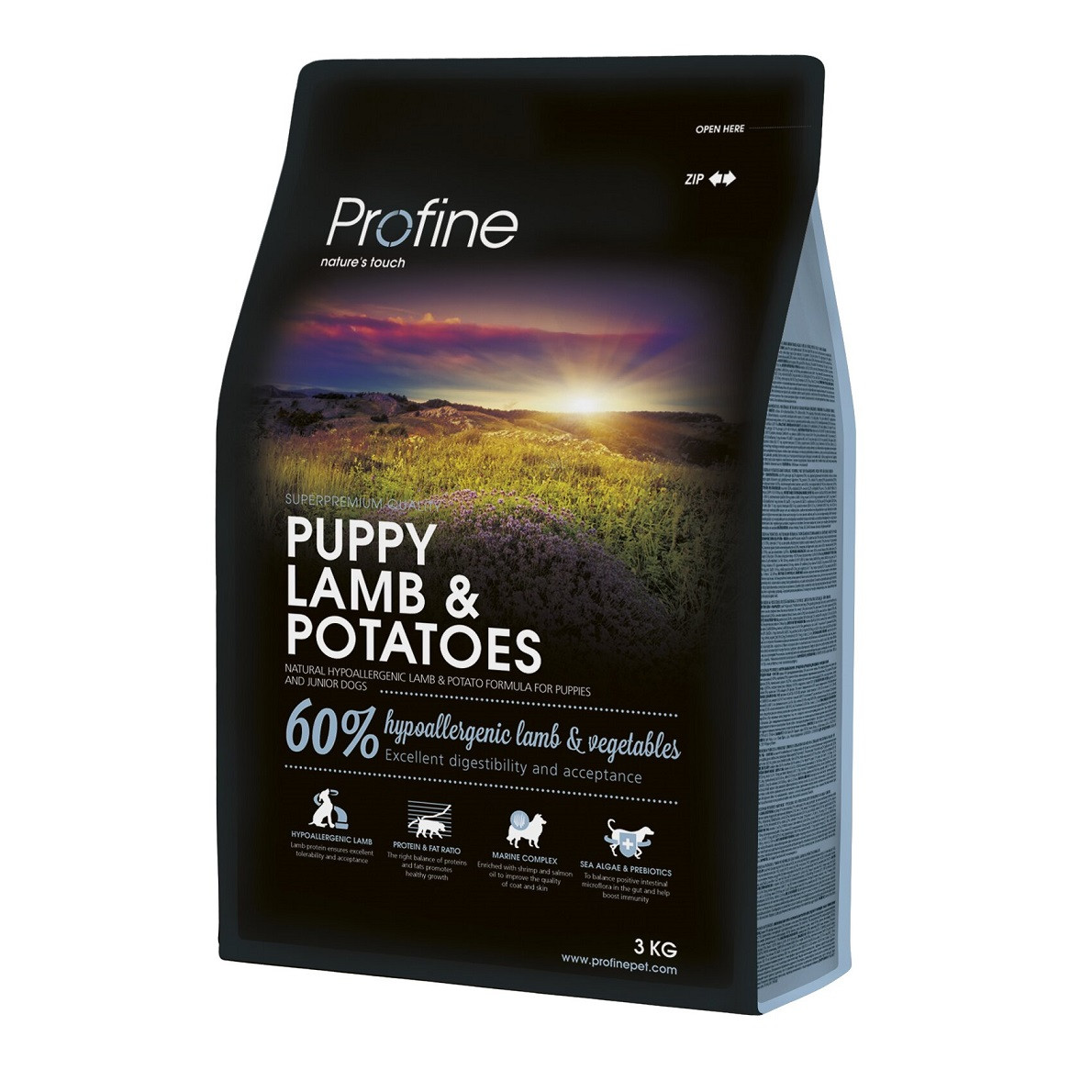 Profine Dog Puppy Lamb Potatoes для цуценят усіх порід із ягням 3 кг