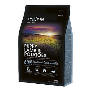 Profine Dog Puppy Lamb Potatoes для цуценят усіх порід із ягням 3 кг