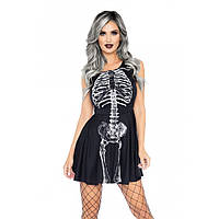 Платье с принтом "скелет" Leg Avenue Skeleton Babe S