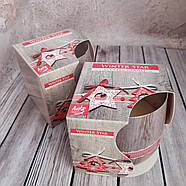 Свічки ароматизовані в склянці Bispol Польща Зимова зірка, фото 3