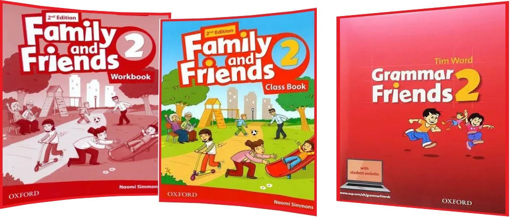 Family & Friends 2. Class+Workbook+Grammar. Повний комплект книг ...