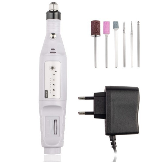Ручка фрезер для манікюру Bucos Nail Drill ZS-100, 20000 обертів, біла