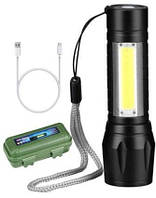Ліхтарик акумуляторний КЕ 47701 з зарядкою microUsb