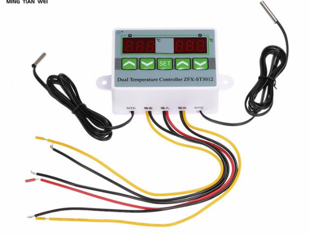 Терморегулятор двойной ZFX-ST3012, 220V с выносным датчиком - фото 4 - id-p1728045510