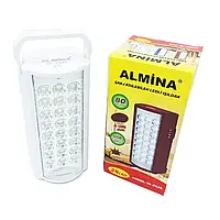 Ліхтар акумуляторний світлодіодний переносний з повербанком Almina DL-2424 24 LED, ЗУ 220V
